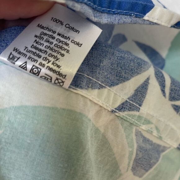 j. Crew Beachball Short Sleeve Button Down Shirt L - Picture 4 of 5